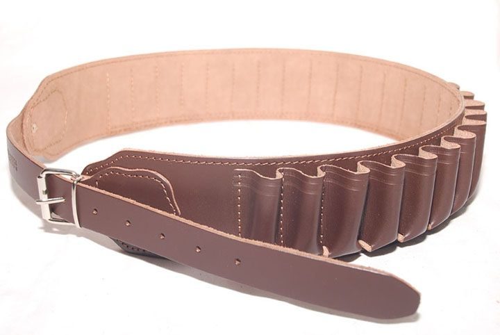 Leather Cartridge Belt — Tan