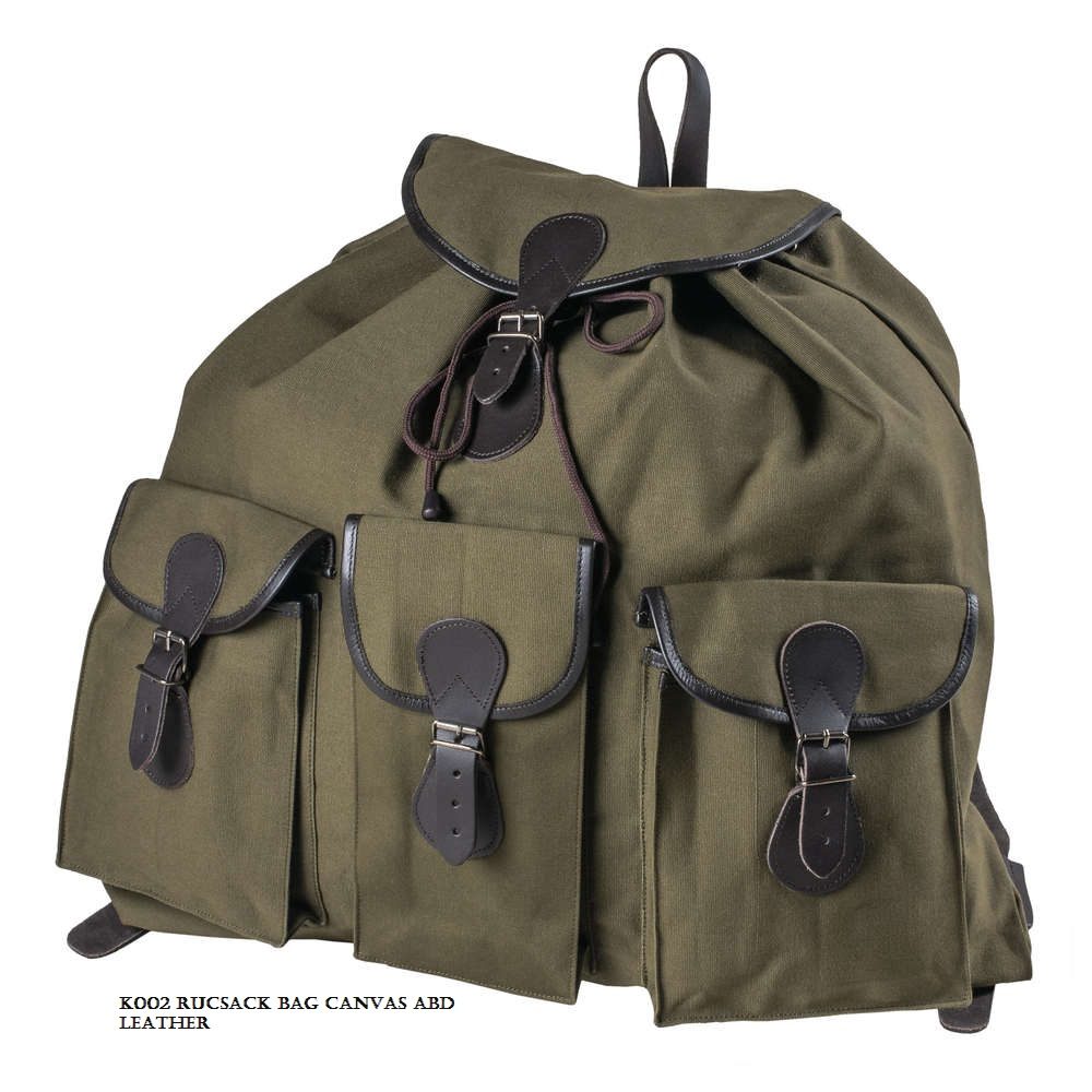 Canvas & Leather Rucksack