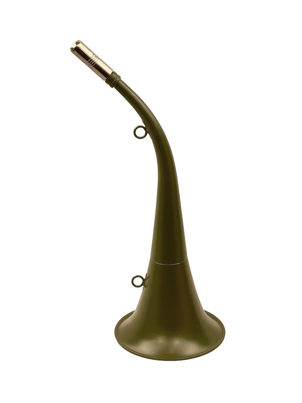 Green-Coated Hunting Horn — 50cm